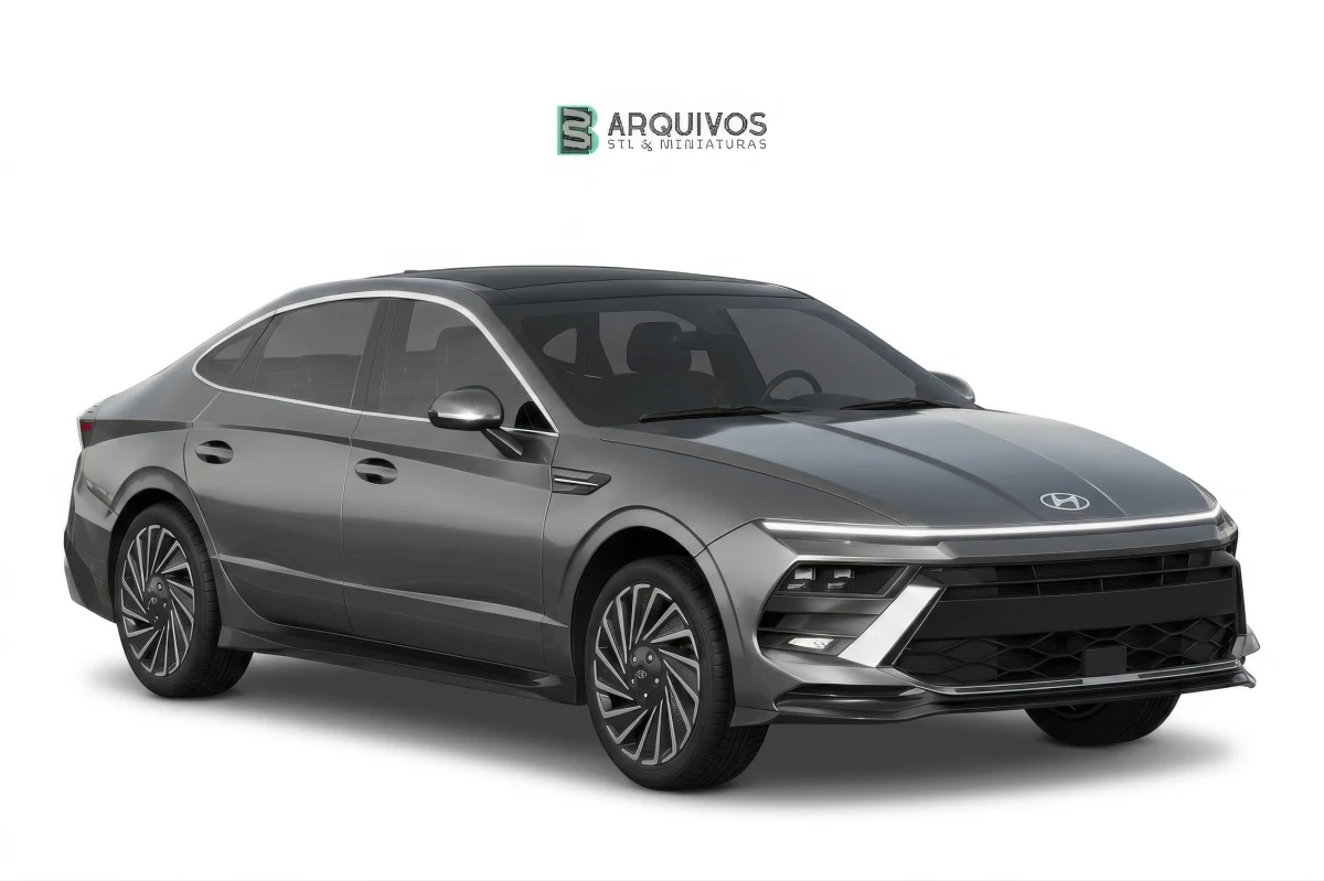 Modelo 3D STL - Hyundai Sonata 2024 — foto 3